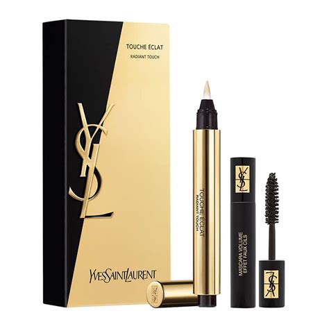 ysl touche eclat no.1 gift set with vefc mascara|Yves Saint Laurent Touche Éclat Gift Set .